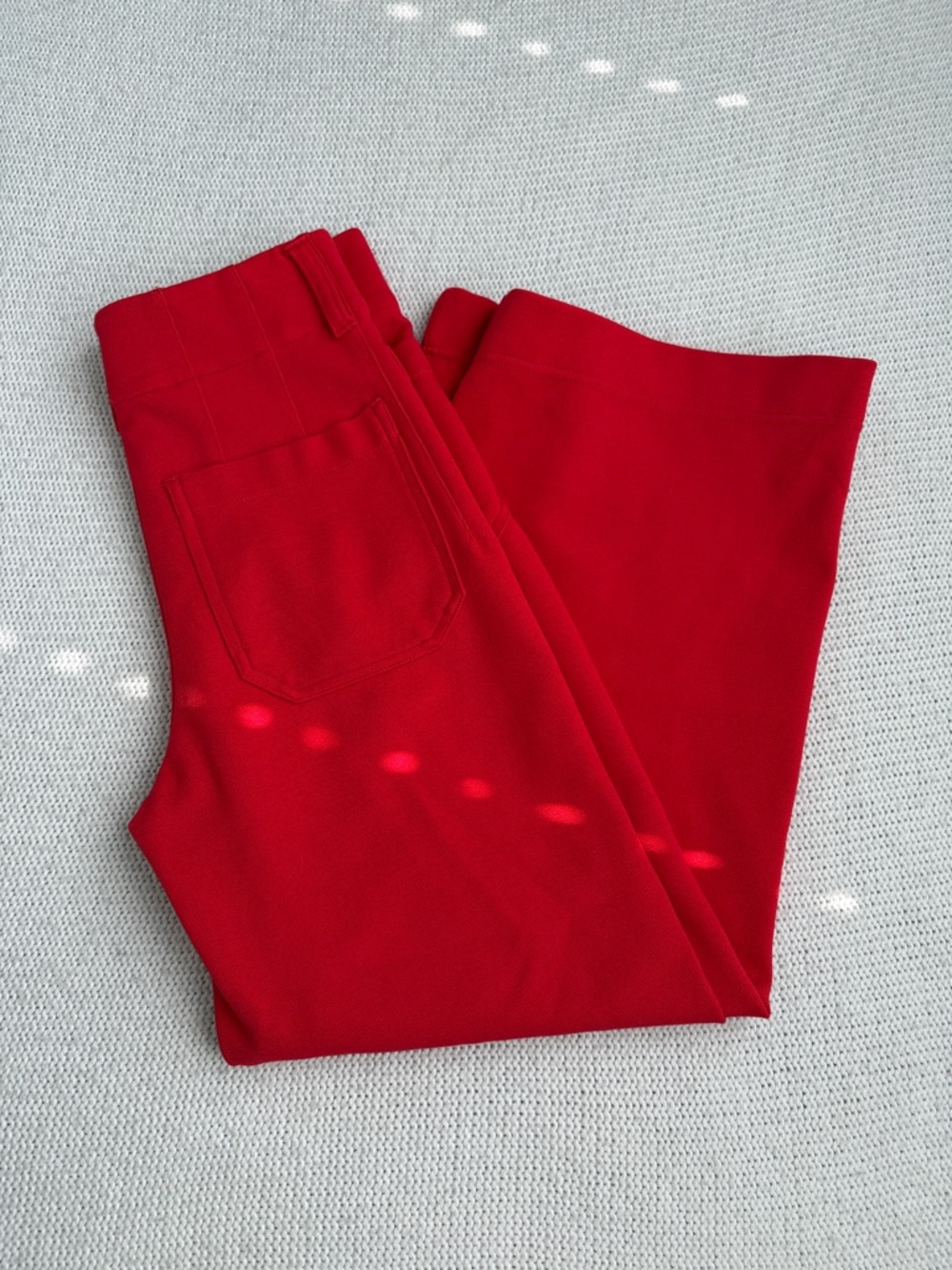 Maeve The Collette Wide Leg Pants Red Size 25
